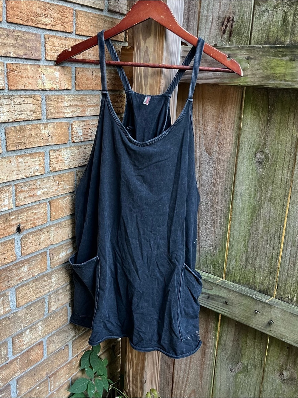 FP Movement by Free People Washed Black HotShot Dress